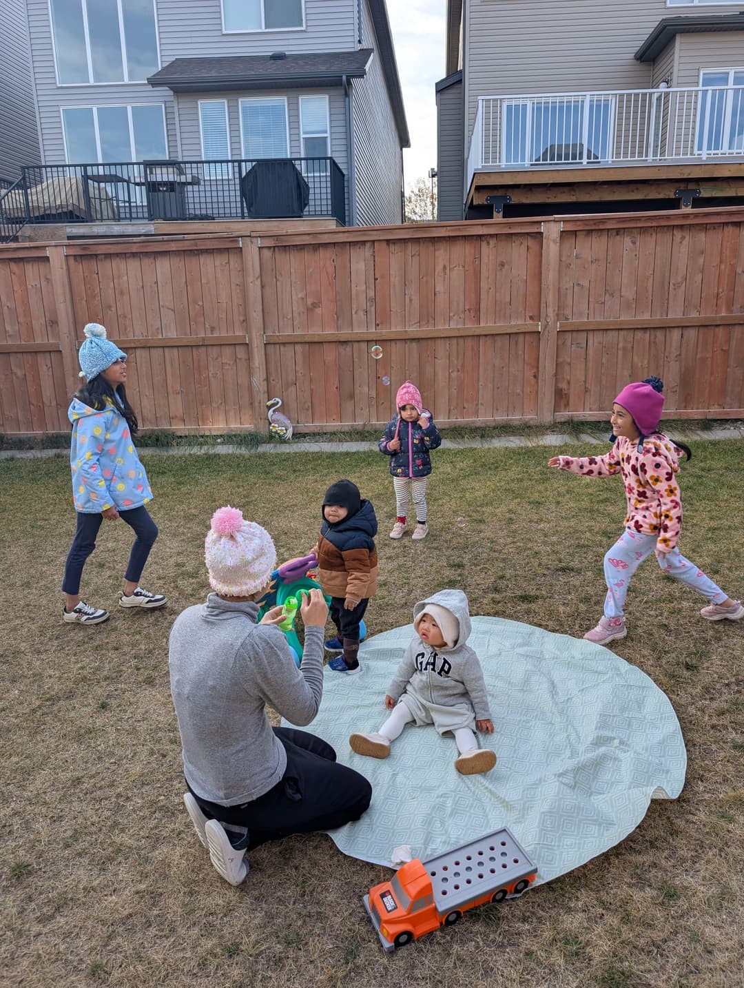 Bright Fox Dayhome caregiver with children